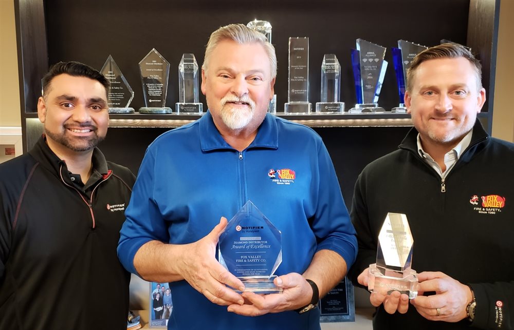 Fox Valley Fire & Safety Wins 2021 NOTIFIER Awards